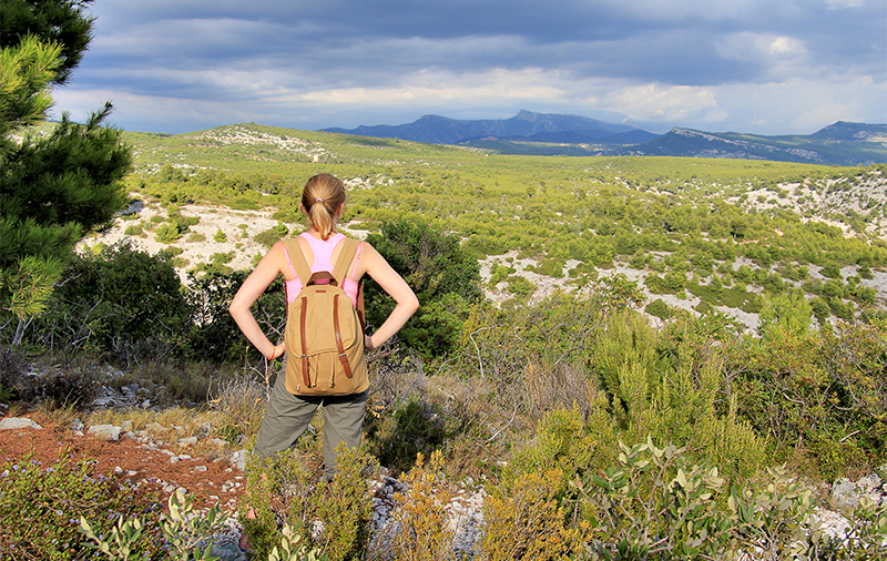 Wandelen, een activiteit rond camping le Cézanne Sainte-Victoire in Provence