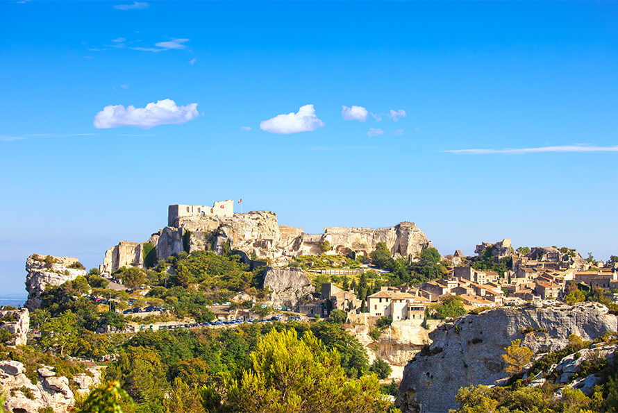 Les Baux-de-Provence, not to be missed, near the Cézanne Sainte-Victoire campsite in Provence