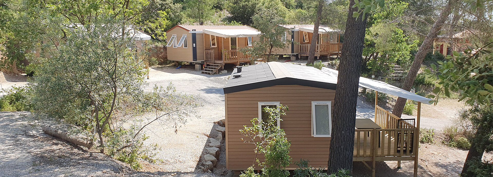 Location mobil-home près d’Aix-en-Provence au camping le Cézanne Montagne Sainte-Victoire